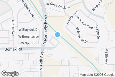 Map image of the property - 1822 W Bonanza Dr
