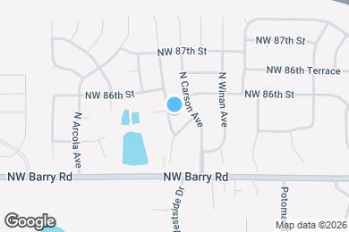 Map image of the property - 8509 N McDonald Ave