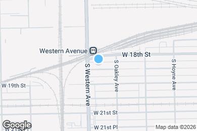 Map image of the property - 2338 W 18th Pl