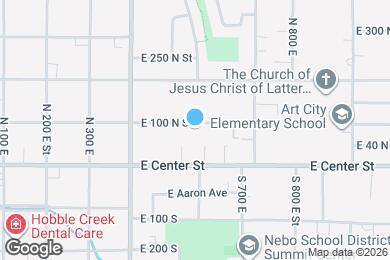 Map image of the property - 560 E 100 N