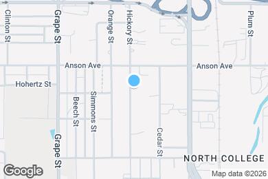 Map image of the property - 2917 Hickory St