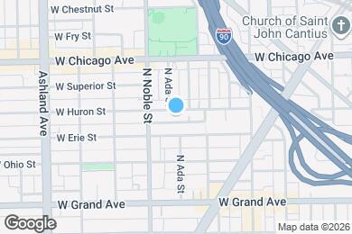 Map image of the property - 1337 W Huron St