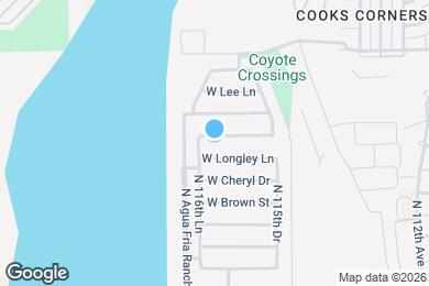 Map image of the property - 11631 W Duran Ave