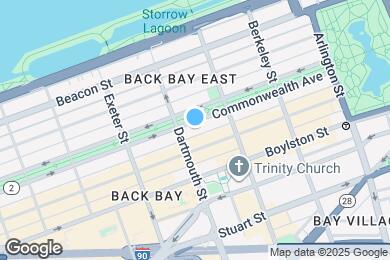 Map image of the property - 132 Commonwealth Ave