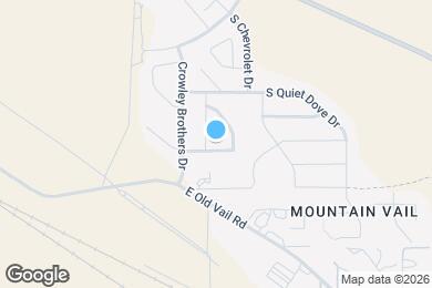 Map image of the property - 11243 E Vail Vista Ct