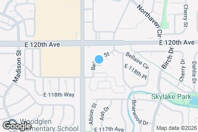 Map image of the property - 11922 Bellaire St