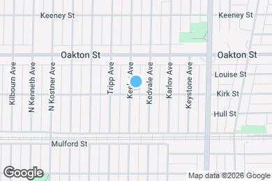 Map image of the property - 7901 Keeler Ave
