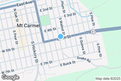 Map image of the property - 328 E 5th St