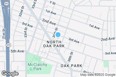 Map image of the property - 3626 3rd Ave