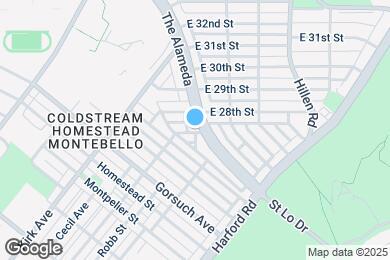 Map image of the property - 2800 The Alameda