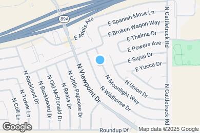 Map image of the property - 6316 N Moonlight Way B