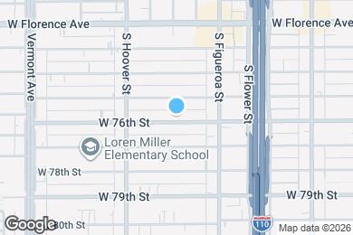 Map image of the property - 617 W 76th St