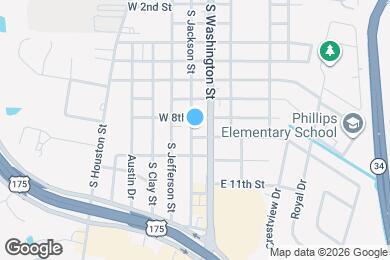 Map image of the property - 1503 S Jackson St