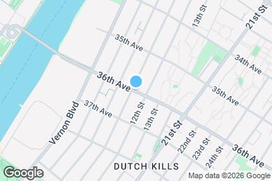 Map image of the property - 11-09 36th Ave