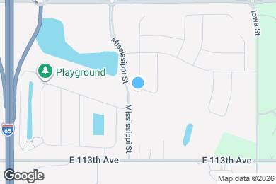 Map image of the property - 1731 E 111th Pl