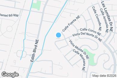 Map image of the property - 800 Calle Fuerte NE