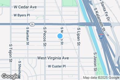 Map image of the property - 1301 W Dakota Ave