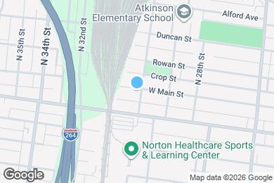 Map image of the property - 100 S 30th St
