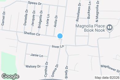 Map image of the property - 700 Shelton Cir