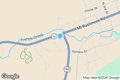 Map image of the property - Ponderosa Apartments