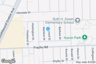 Map image of the property - 26211 Linwood St