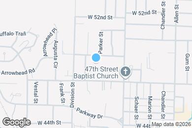 Map image of the property - 1305 W 48th St