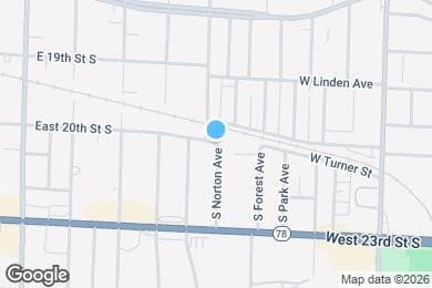 Map image of the property - 18613 East 20th St S