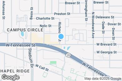 Map image of the property - 990 W Brevard St