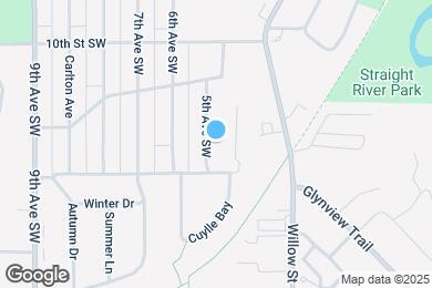Map image of the property - 1159 5th Ave SW