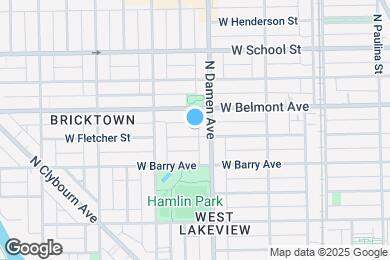 Map image of the property - 2014 W Fletcher St