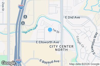 Map image of the property - 14438 E 1st Dr