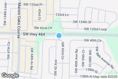 Map image of the property - 13691 SW 43rd Cir