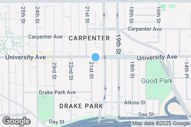 Map image of the property - 1171 21st St