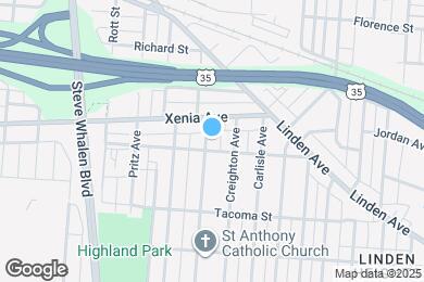 Map image of the property - 524 Bowen St