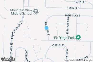 Map image of the property - 11018 203rd Ave E