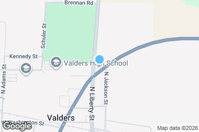 Map image of the property - 419 N Liberty St