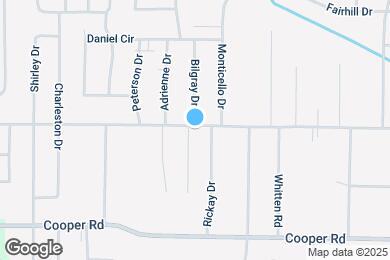Map image of the property - 106 E Woodcrest Dr
