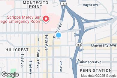 Map image of the property - 3940 7th Ave