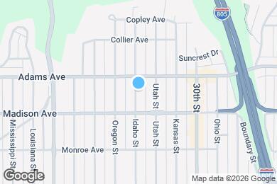 Map image of the property - 4659 Idaho St