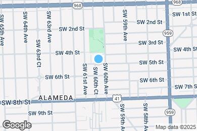 Map image of the property - 501 SW 60th Ct