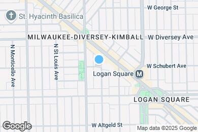 Map image of the property - 3302 W Schubert Ave