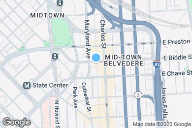 Map image of the property - 1 W Biddle St