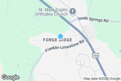 Map image of the property - 2108 Forge Ridge Cir