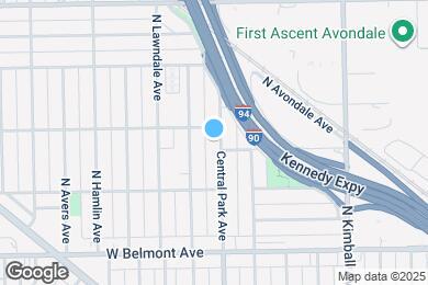 Map image of the property - 3346 N Central Park Ave