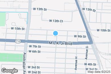Map image of the property - 901 W 9th St