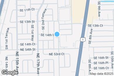 Map image of the property - 1421 SE 4th Ave