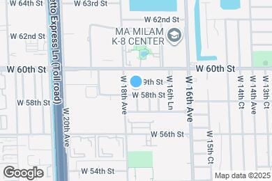 Map image of the property - 1771 W 58th St