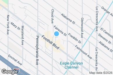 Map image of the property - 3055 Foothill Blvd, La Crescenta, CA