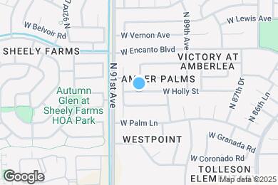 Map image of the property - 9045 W Holly St