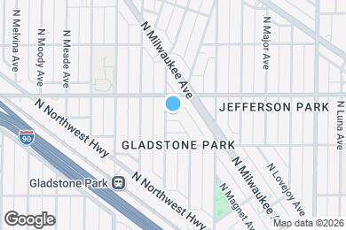 Map image of the property - 5549 N Monitor Ave